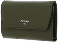 PICARD Leren portemonnee Bingo Flap Wallet Olive