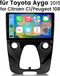 Autoradio 10 pouces Android avec 6+128 Go de stockage, adapté pour Toyota Aygo, Citroën C1 et Peugeot 108 (années modèles 2014-2021). Incluant CarPlay sans fil, Android Auto, 4G, WiFi, navigation GPS, processeur 8 cœurs, RDS, DSP et DAB+