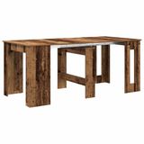 vidaXL Eettafel 180 x 85 x 75 cm Bewerkt hout Oud hout Rechthoekig