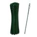 Relaxdays plantenbinders set van 200, kabelbinders, planten samenbinden, 23 cm, verstelbare bindbandjes, groen