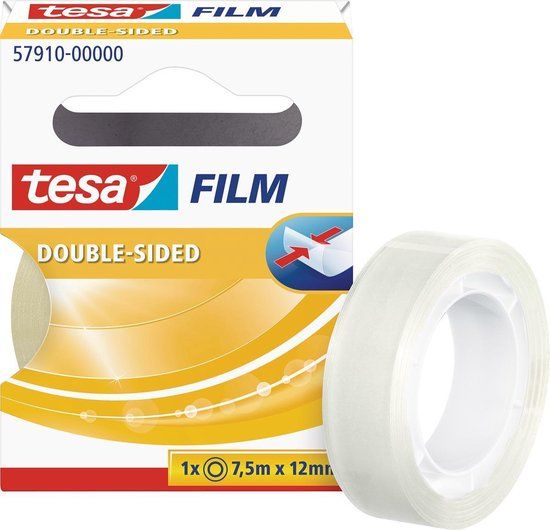 tesa 57910 Dubbelzijdige tape tesafilm Transparant