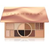 Urban Decay Naked Shaped Warm Palette d'ombres à paupières neutres 14 teintes multi-usages pour des looks polyvalents en finitions crème, mate et brillante