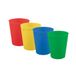 Procos - Plastic bekerset, 4 stuks, herbruikbaar, feestservies voor verjaardag of themafeest, drinkglas