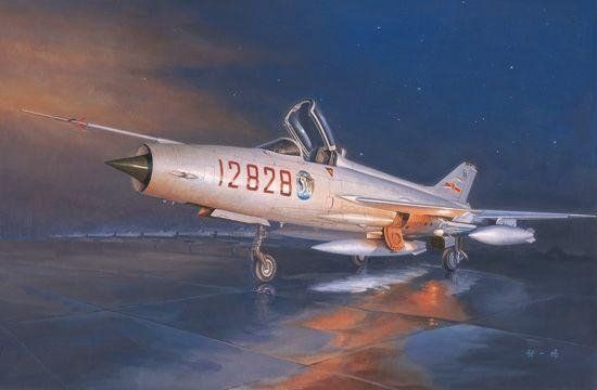 Trumpeter 02861 J-7G Vechter Modelbouwset - Kunststof - Engels