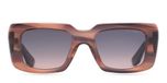 Dita Lunettes De Soleil Unisexe Marron Carrées Gris