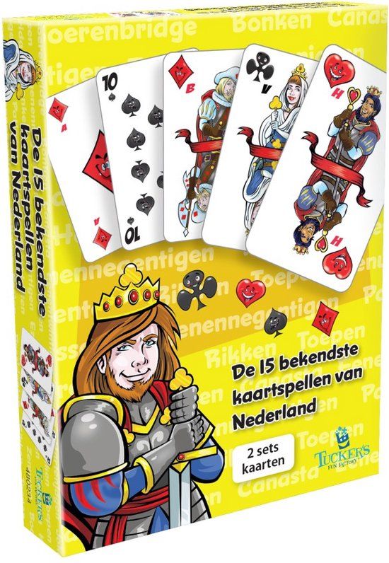 Tucker's Fun Factory De 15 Bekendste Kaartspellen - 8720615480234