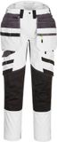 Portwest DX4 Broek met afneembare holsterzakken DX440 - Wit/Grijs - 33