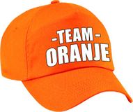 Bellatio Decorations Team petje oranje - Adultes - pour sortie d'entreprise / journée sportive / entraînement - casquette de baseball