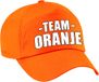 Bellatio Decorations Team petje oranje - Adultes - pour sortie d'entreprise / journée sportive / entraînement - casquette de baseball