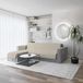 Trendy Waterdichte en Doubleface bankhoes, Cream 290cm, 100% microfiber