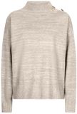 EsQualo Trui Sweater Melange Lurex F26 02513 170 Biscuit Dames Maat - M