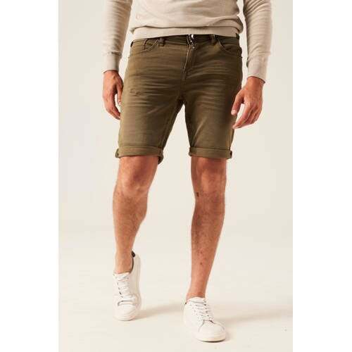 Garcia Garcia slim fit jeans short Savio base army