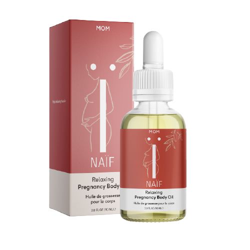 Naïf Zwangerschapsolie - 90ml - Anti-zwangerschapsstrepen, Hydraterend, Ontspanning, Repareren - Universele huid