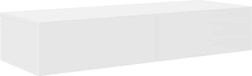 vidaXL Wandschap met lades, 100x36x19 cm, bewerkt hout, wit
