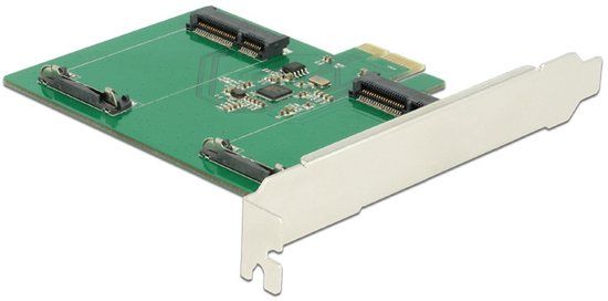 Delock PCI Express Card > 2 x internal mSATA