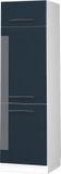 Vicco Fame-Line Armoire de réfrigérateur – 60 cm bleu foncé brillant