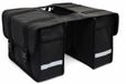 AG Dubbele Fietstas 46 Liter Zwart