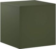vidaXL Plantenstandaard Olijfgroen 40 x 40 x 40 cm weervast staal