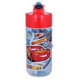 STOR Cars Waterfles 430ml Ecozen - Kinderen Lekvrij BPA-Vrij voor School Sport Uitstapjes