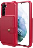 Selected by GSMpunt.nl Portemonnee Hoesje Geschikt voor Samsung Galaxy S22 - Back Cover met Pasjeshouder - Rood