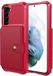 Selected by GSMpunt.nl Portemonnee Hoesje Geschikt voor Samsung Galaxy S22 - Back Cover met Pasjeshouder - Rood
