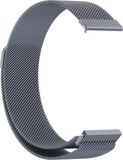 By Qubix Qubix Milanese Bandje - Space Grey - Garmin Forerunner 55 / 245 / 645