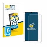BROTECT - Screenprotector voor realme C83 5G - Folie Beschermfolie transparant 6 Stuks