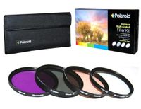 Polaroid PL4FIL62 Camerafilterset 62 mm Zwart 4 stuks