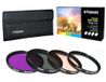 Polaroid PL4FIL62 Camerafilterset 62 mm Zwart 4 stuks