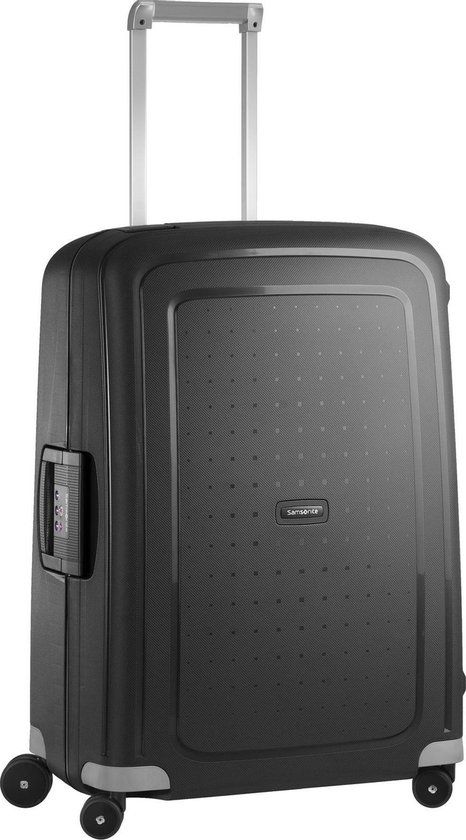 Samsonite S'CURE SPINNER 69/25 (Medium) Zwart - Hardcase - 79L - TSA cijferslot