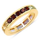 Rafaela Donata Ring - Zilver - Amethist - Geelgoud - Maat 60