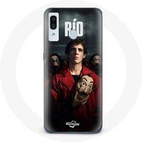 Maniacase Etui voor Samsung Galaxy A30 La Casa De Papel Rio Masker