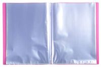 Exacompta 8x OPAK showalbum PP 5/10e - heldere tassen - 100 tassen - 200 zichten - A4 - Roze - 88117E