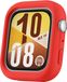 Wigento Huawei Siliconen beschermhoes voor de Huawei Watch Fit 4, halfomsluitend, rood