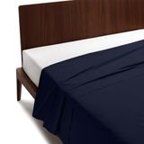 Guzzini Classic Bedlaken voor Frans bed, katoen, 180 x 280 cm, 100% percale, OekoTex gecertificeerd, fris en ademend, zacht en duurzaam