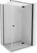 Mexen Mist-F porte pliante pour cabine de douche droite 110 x 95 cm, transparent, noir