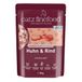 catz finefood Kip & runder, fijn filet Adult kattenvoer, nat, graanvrij, zonder toevoegingen van suiker, met zonnebloemolie voor een evenwichtige spijsvertering, made in Germany, 16 x 85 g zak