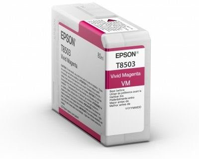 Epson T8503 Vivid Magenta Ink Cartridge - Single Pack