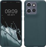 kwmobile telefoonhoesje geschikt voor Motorola Edge 60 Neo / Edge 50 Neo / ThinkPhone 25 - Hoesje voor smartphone - Back cover in leisteen