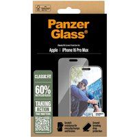 PanzerGlass Anti-Bacterial Screenprotector voor de Apple iPhone 16 Pro Max