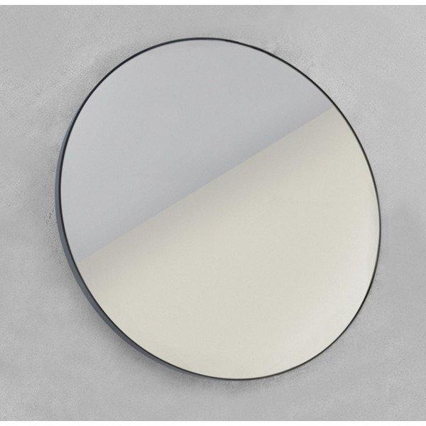 LoooX Mirror Spiegel rond 70cm black line round zwart SPBLR700