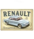 Nostalgic Art Merchandising Nostalgic-Art Metalen Bord 20x30 cm Renault Dauphine