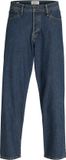 JACK&JONES Heren Jeans JJIEDDIE JJORIGINAL SQ 061 NOOS Loose Fit Katoen Blauw W31 x L30