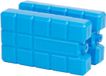 Marque non spécifiée Set de 2 pains de glace avec chacun 400 ml | 2 pains de glace bleus pour le sac isotherme ou la glacière | extra plat
