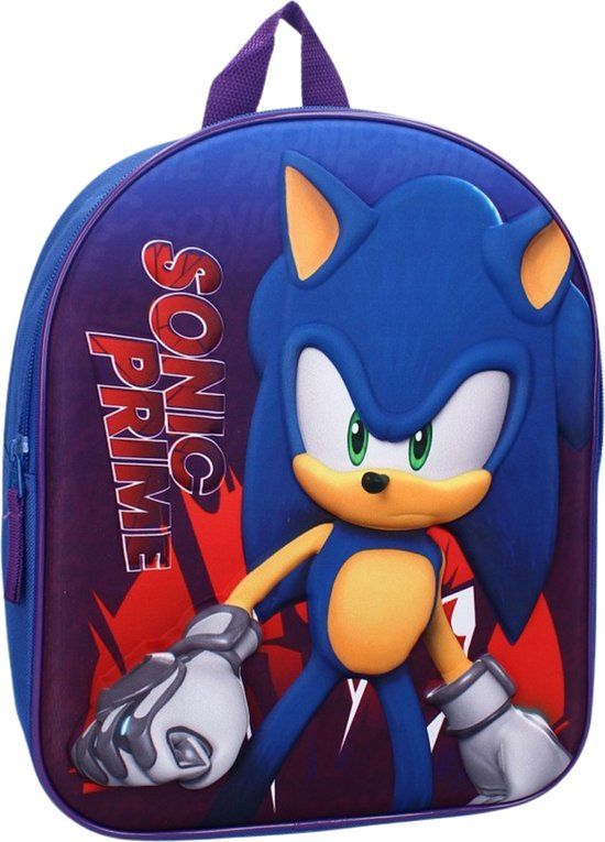 Sonic Prime Simply Special Rugzak 3D - Blauw