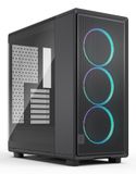 Fractal Design Epoch Zwart RGB – Licht getint gehard glazen zijpaneel – Gaming-pc-behuizing – Mesh-frontpaneel – Drie Momentum 12 RGB-ventilatoren inbegrepen – Ondersteuning voor ATX/mATX/ITX