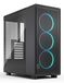 Fractal Design Epoch Zwart RGB – Licht getint gehard glazen zijpaneel – Gaming-pc-behuizing – Mesh-frontpaneel – Drie Momentum 12 RGB-ventilatoren inbegrepen – Ondersteuning voor ATX/mATX/ITX