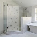 Ambiance Sticker Privacyfolie voor ramen - Kleine bubbels - Zelfklevende raamfolie voor ramen en douchedeuren - 90x45cm