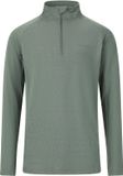 ENDURANCE Midlayer Earl Kinder Trui Groen Polyester/Elastaan Lange Mouw Effen