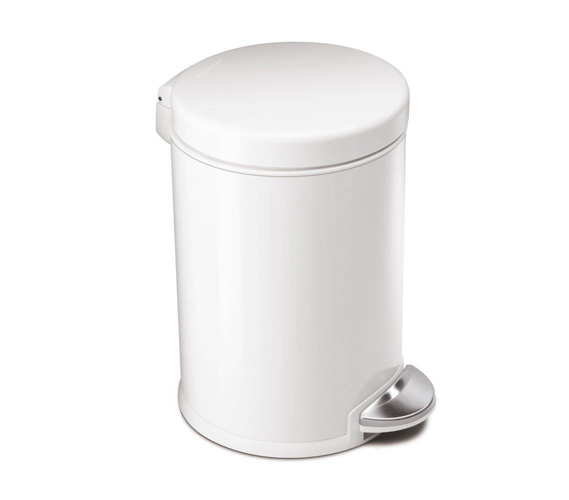 simplehuman CW1853CB - Vuilnisbak - 4,5 liter - Wit